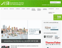 Tablet Screenshot of immunology.org.au