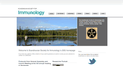 Desktop Screenshot of immunology.nu